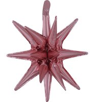 Folienballon Multi Star roségold 45 x 50 cm