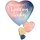 Folienballon SuperShape Wedding Wishes 58 x 76 cm