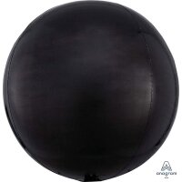 Folienballon Orbz schwarz Ø38 cm