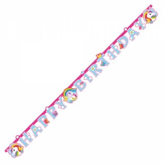 Partykette Einhorn 180x15cm