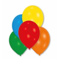 Luftballons Metallic 27,5 cm bunt 10 Stück