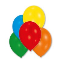 Luftballons Metallic 27,5 cm bunt 10 Stück