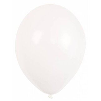 Luftballons Crystal 27,5 cm weiß 10er
