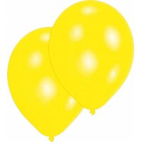 Luftballons gelb 27,5 cm 10 Stück
