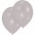 Luftballons Metallic 27,5 cm silber 10 Stück