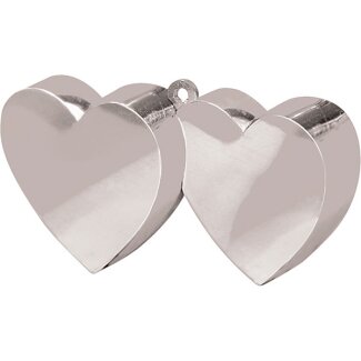 Ballongewicht Herzen 170g silber