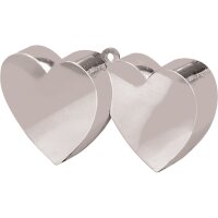 Ballongewicht Herzen 170g silber