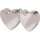 Ballongewicht Herzen 170g silber
