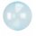 Folienballon Clearz Crystal Blue rund