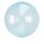Folienballon Clearz Crystal Blue rund