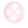Folienballon Clearz Crystal Dark pink rund
