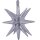 Folienballon Multi Star 45 x 50 cm silber
