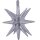 Folienballon Multi Star 45 x 50 cm silber
