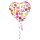 Folienballon Herz Ich hab dich lieb