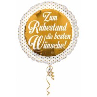 Folienballon "Zum Ruhestand die besten...