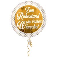 Folienballon "Zum Ruhestand die besten...