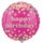 Folienballon Happy Birthday Punkte
