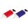 Ballonpumpe Plastik 18x7,3x3,3cm 2 Farben
