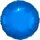 Folienballon rund D43cm blau-metallic