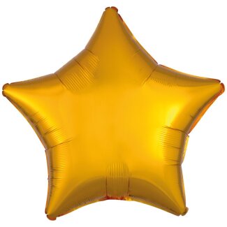 Folienballon Stern 48 cm gold-metallic