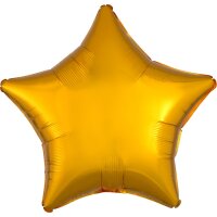 Folienballon Stern 48 cm gold-metallic