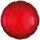 Folienballon rund D43cm rot-metallic