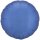 Folienballon rund Ø 43 cm azurblau Seidenglanz