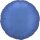 Folienballon rund Ø 43 cm azurblau Seidenglanz