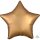 Folienballon Stern 48 cm Seidenglanz gold