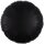 Folienballon rund Ø 43 cm schwarz Seidenglanz