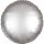 Folienballon rund Ø 43cm Seidenglanz silber