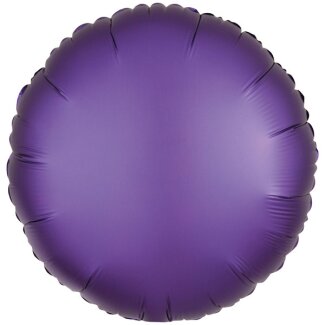 Folienballon Seidenglanz lila Ø43 cm