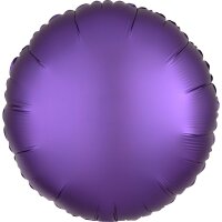 Folienballon Seidenglanz lila Ø43 cm