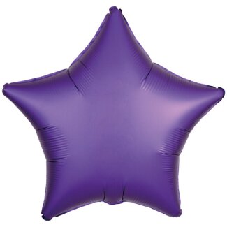 Folienballon Stern 48cm Seidenglanz purple