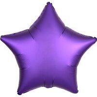 Folienballon Stern 48cm Seidenglanz purple