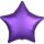 Folienballon Stern 48cm Seidenglanz purple