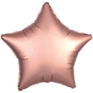 Folienballon Stern 48 cm Seidenglanz roségold