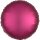 Folienballon rund D43cm Seidenglanz granatapfel
