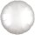 Folienballon rund Ø 43 cm weiß Seidenglanz