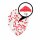 Luftballons Konfetti 27,5cm Herzen 6er