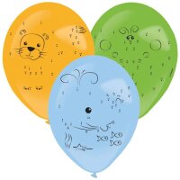 Latexballons Malen nach Zahlen 35,5 cm 3 Stück