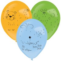 Latexballons Malen nach Zahlen 35,5 cm 3 Stück