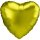 Folienballon Herz Satin Luxe D43cm lemon