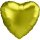 Folienballon Herz Satin Luxe D43cm lemon