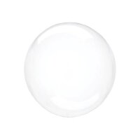 Folienballon Clearz Petite Crystal clear