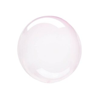 Folienballon Clearz Petite Crystal light pink