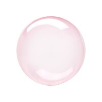 Folienballon Clearz Petite Crystal dark pink