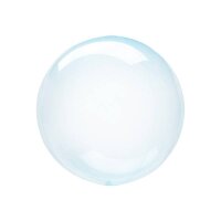 Folienballon Clearz Crystal Blue Ø25 cm