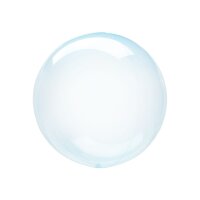 Folienballon Clearz Crystal Blue Ø25 cm