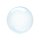 Folienballon Clearz Crystal Blue Ø25 cm